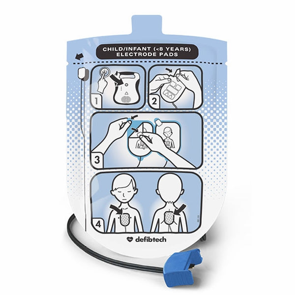 Defibtech Lifeline and Lifeline Auto Paediatric electrode pads